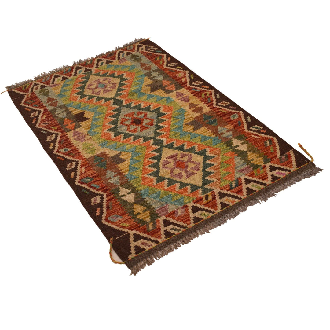 Small Size Chobi Kilim 2' 7" x 4' 0" - No. AL95280