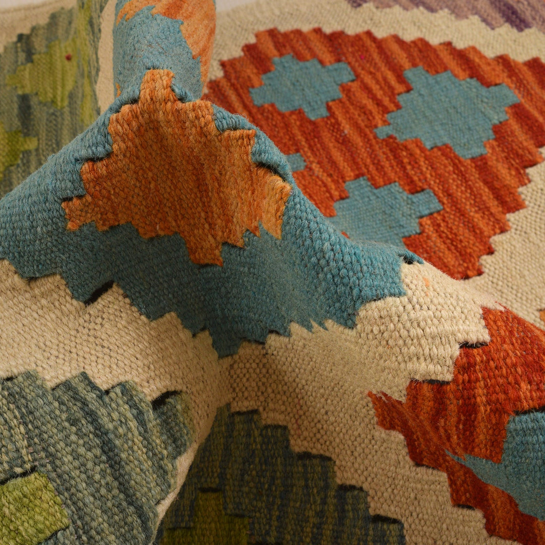 Short Chobi Kilim Runner 2' 1" x 6' 5" - No. AL22938