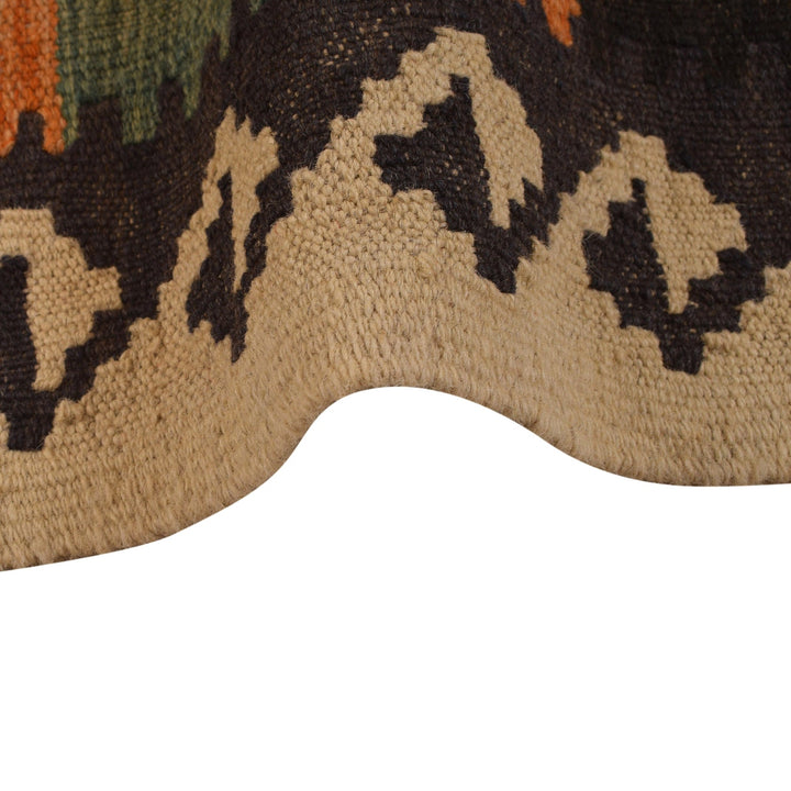 Hand Knotted Afghan Style Kilim Runner 2' 11" x 8' 0" - No. AL56771