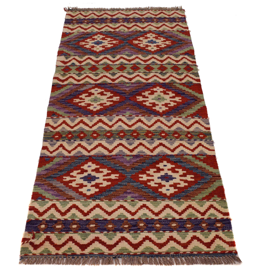Short Chobi Kilim Runner 2' 3" x 6' 1" - No. AL80678