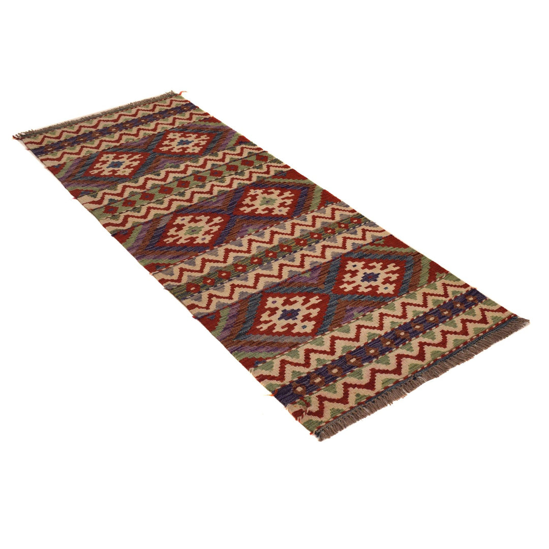 Short Chobi Kilim Runner 2' 3" x 6' 1" - No. AL90267