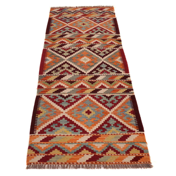 Short Chobi Kilim Runner 2' 5" x 6' 7" - No. AL61090