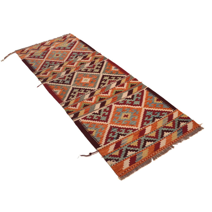 Short Chobi Kilim Runner 2' 5" x 6' 7" - No. AL61090