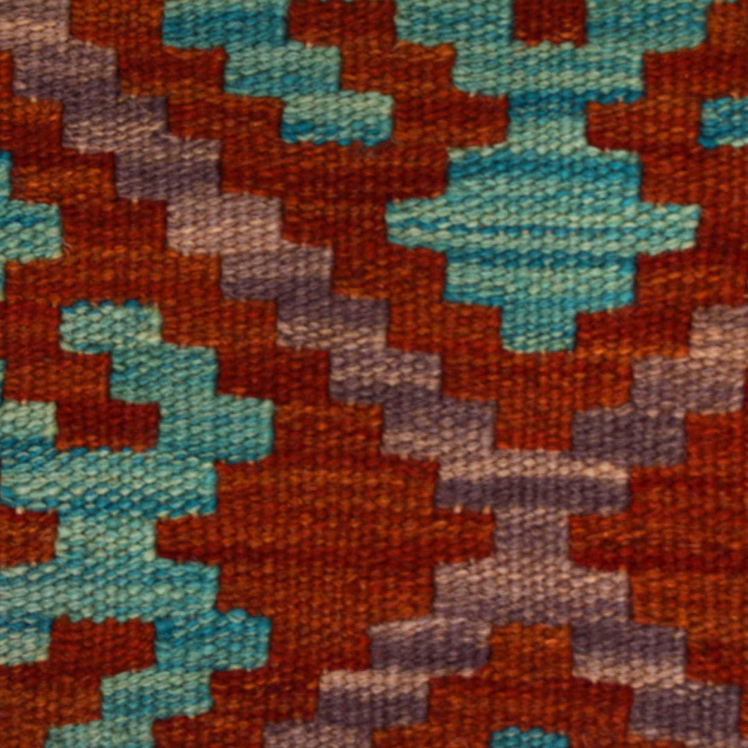 Handmade Afghan Vegetable Kilim 3' 4" x 5' 0" - No. AL79689