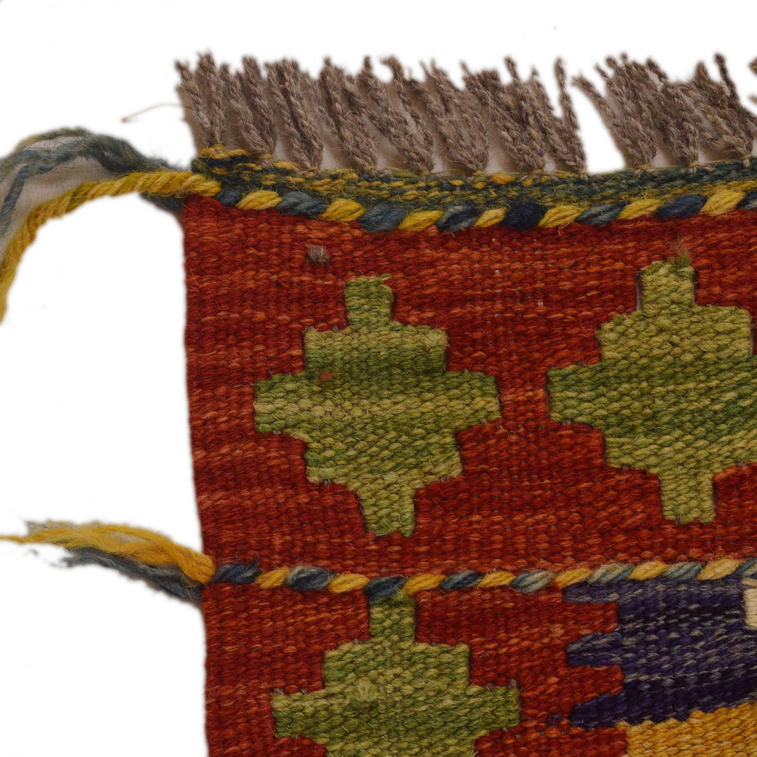 Handmade Vegetable Kilim Runner 2' 4"x 6' 3" - No. AL43631