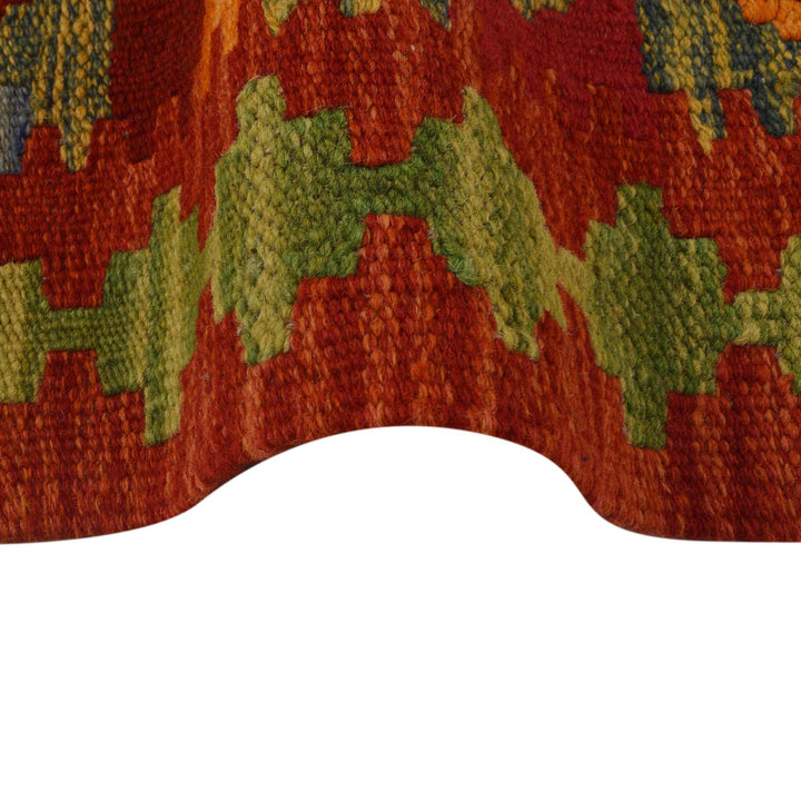 Handmade Vegetable Kilim Runner 2' 4"x 6' 3" - No. AL43631