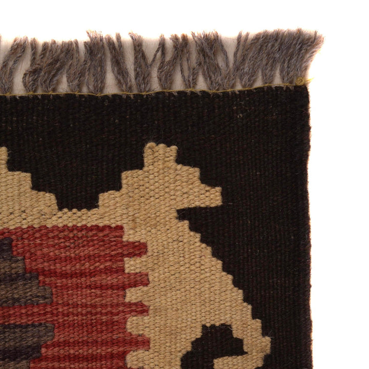 Handmade Afghan Vegetable Kilim 3' 3" x 5' 0" - No. AL63144