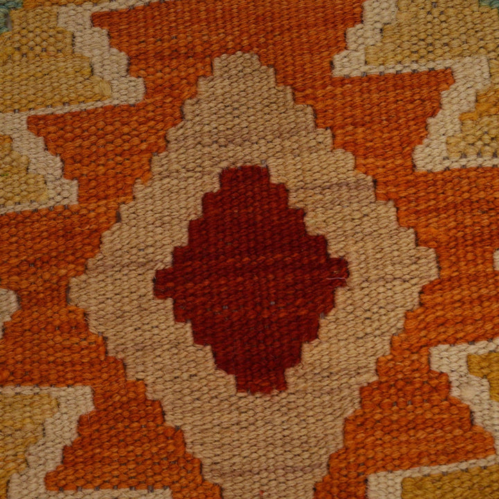 Handmade Afghan Vegetable Kilim 3' 3" x 5' 0" - No. AL63144