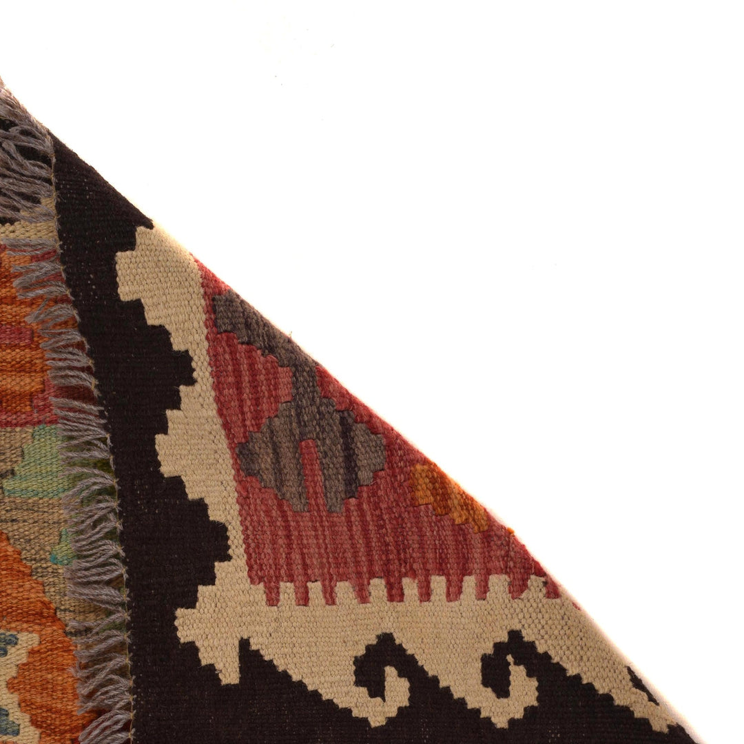 Handmade Afghan Vegetable Kilim 3' 3" x 5' 0" - No. AL63144