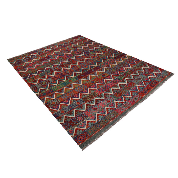 Hand Knotted Flatweave Kilim 8' 4" x 11' 7" - No. AL89035