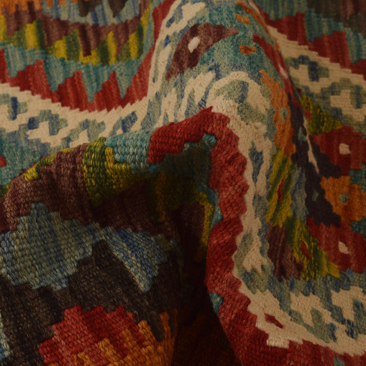 Handmade Vegetable Kelim 2' 10" x 4' 0" - No. AL95518