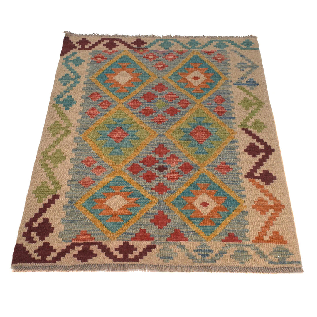 Small Size Chobi Kilim 2' 7" x 3' 10" - No. AL47683