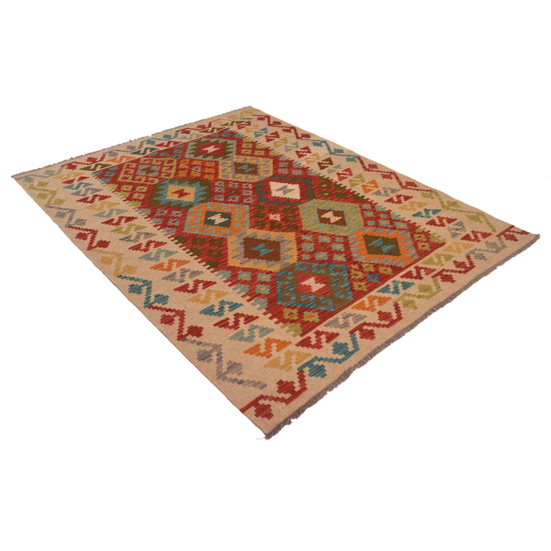 Medium Size Chobi Kilim 5' 1" x 6' 5" - No. AL26487