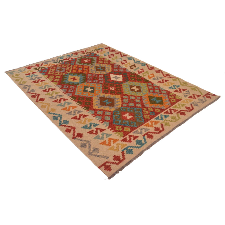 Medium Size Chobi Kilim 5' 1" x 6' 5" - No. AL26487