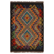 Handmade Vegetable Kilim 1' 11" x 2' 11" - No. AL61284
