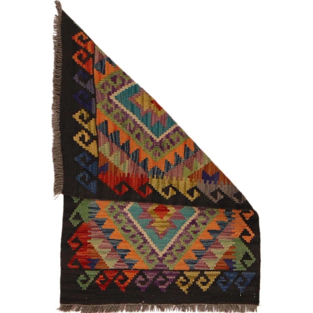 Handmade Vegetable Kilim 1' 11" x 2' 11" - No. AL61284