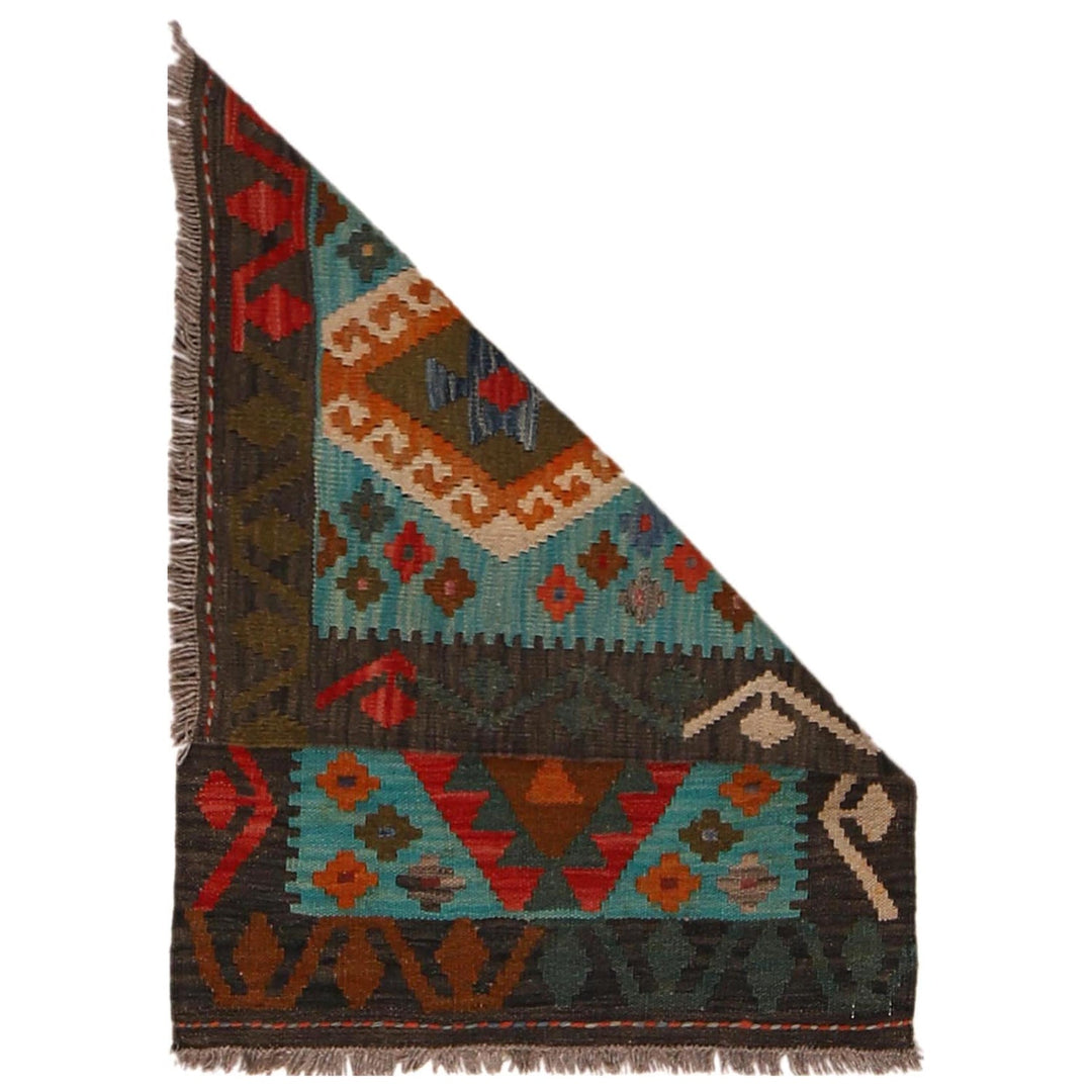 Small Size Chobi Kilim 2' 1" x 2' 10" - No. AL36580