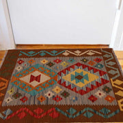 Handmade Afghan Vegetable Kilim 2' 1" x 2' 11" - No. AL89296
