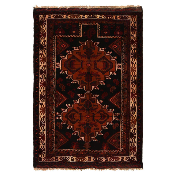 Muslim Prayer Rug 2' 10" x 4' 3" - No. AL44116