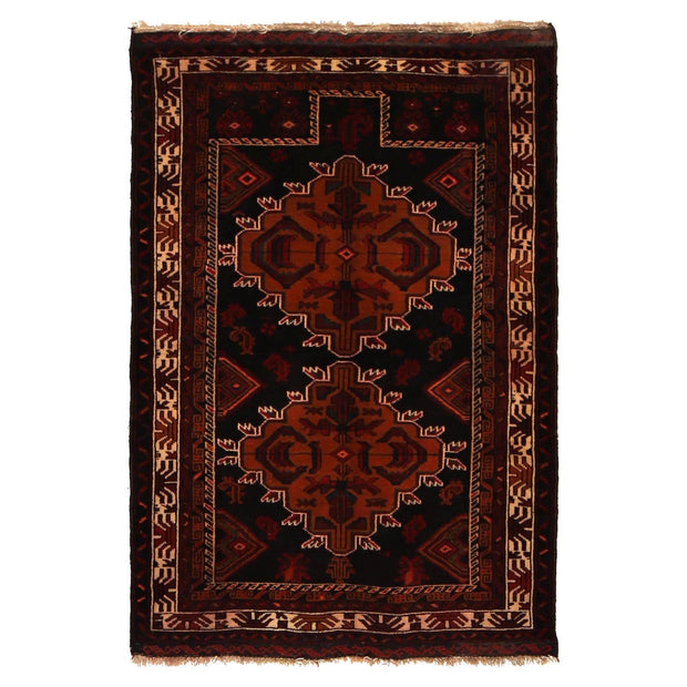 Muslim Prayer Rug 2' 10" x 4' 3" - No. AL44116