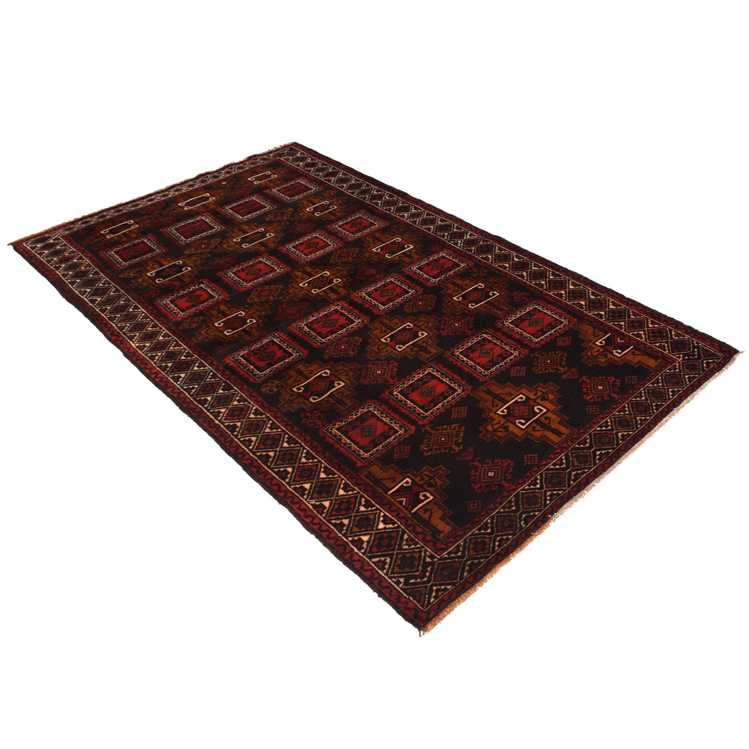 Hand Knotted Baluchi Rug 4' 1" x 9' 4" - No. AL64872