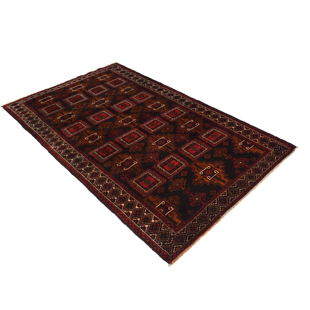 Hand Knotted Baluchi Rug 4' 1" x 9' 4" - No. AL64872
