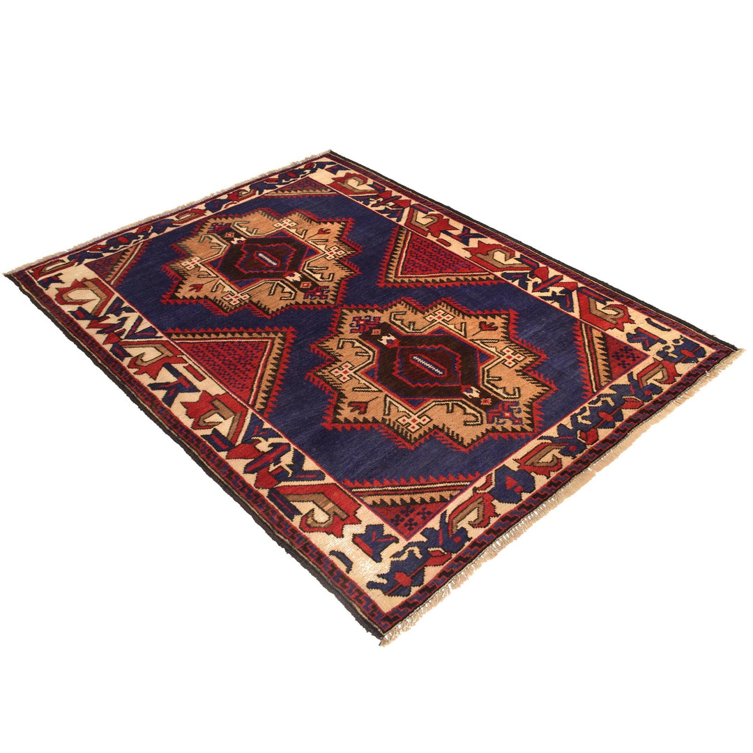 Blue Baluchi Rug  4' 0" x 5' 8" - No. AL47767