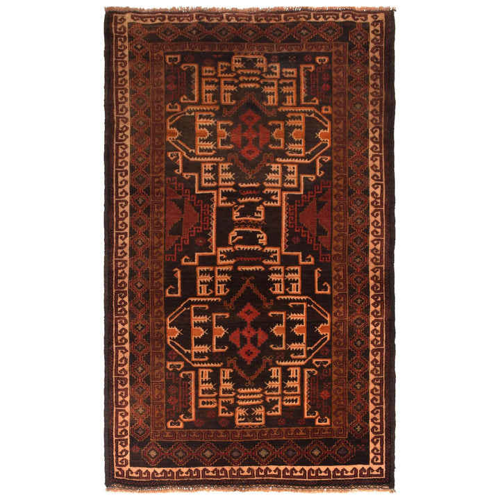 Handmade Baluchi Rug  3' 8" x 6' 2" - No. AL70314