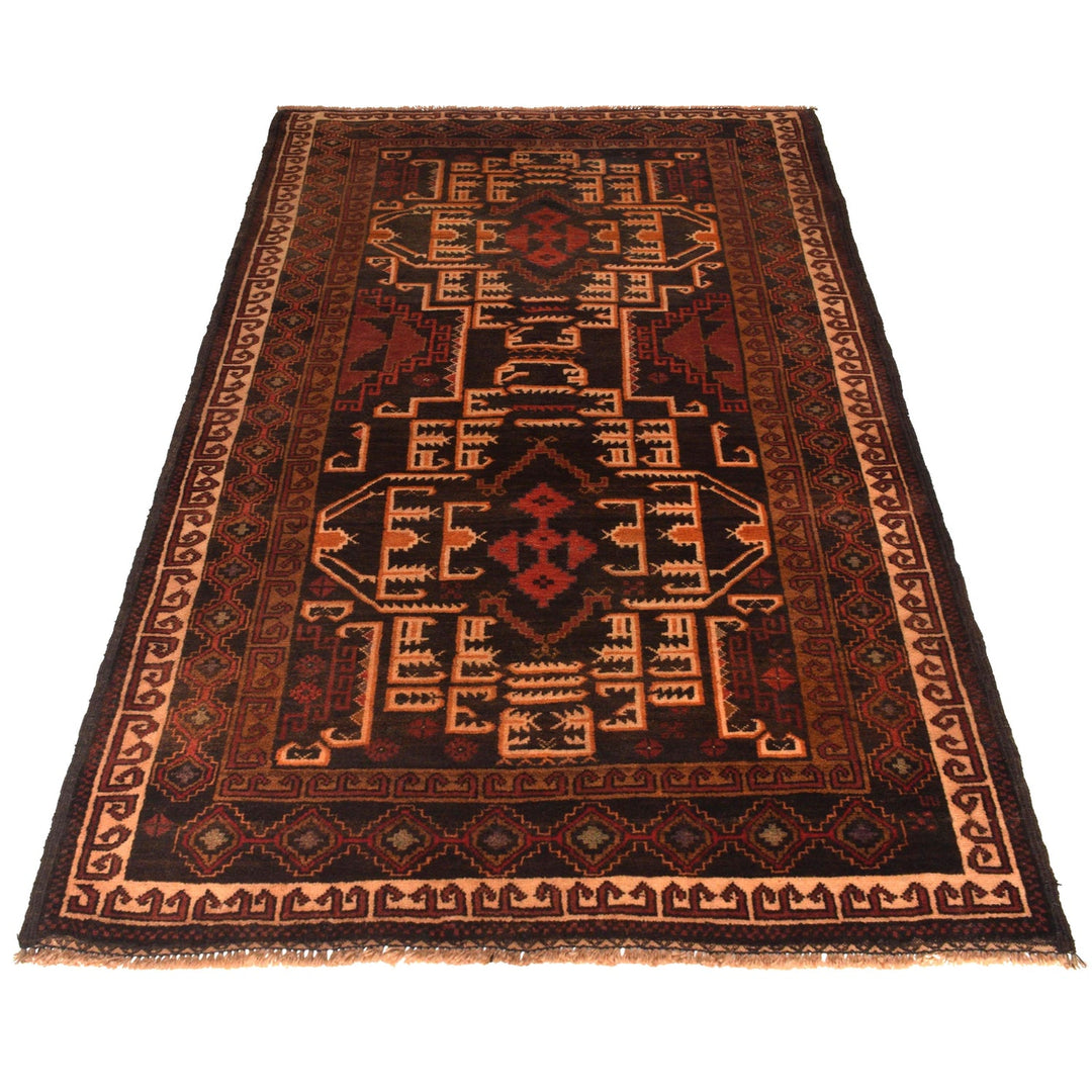 Handmade Baluchi Rug  3' 8" x 6' 2" - No. AL70314