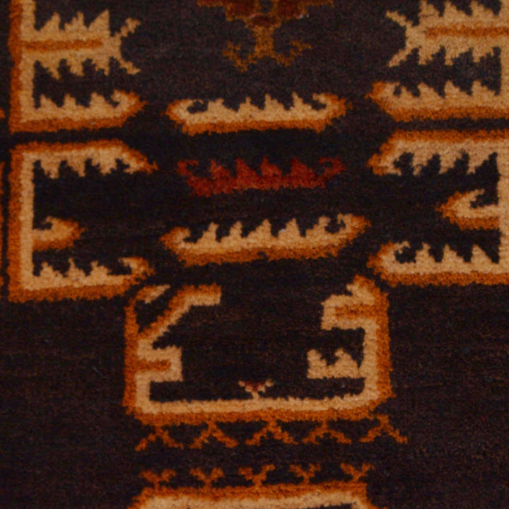 Handmade Baluchi Rug  3' 8" x 6' 2" - No. AL70314