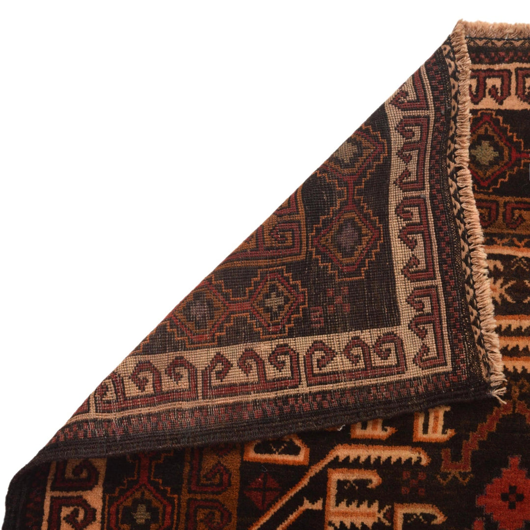 Handmade Baluchi Rug  3' 8" x 6' 2" - No. AL70314