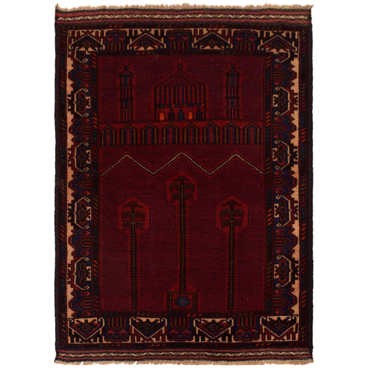 Handmade Prayer Rug 2' 11" x 4' 5" - No. AL77642