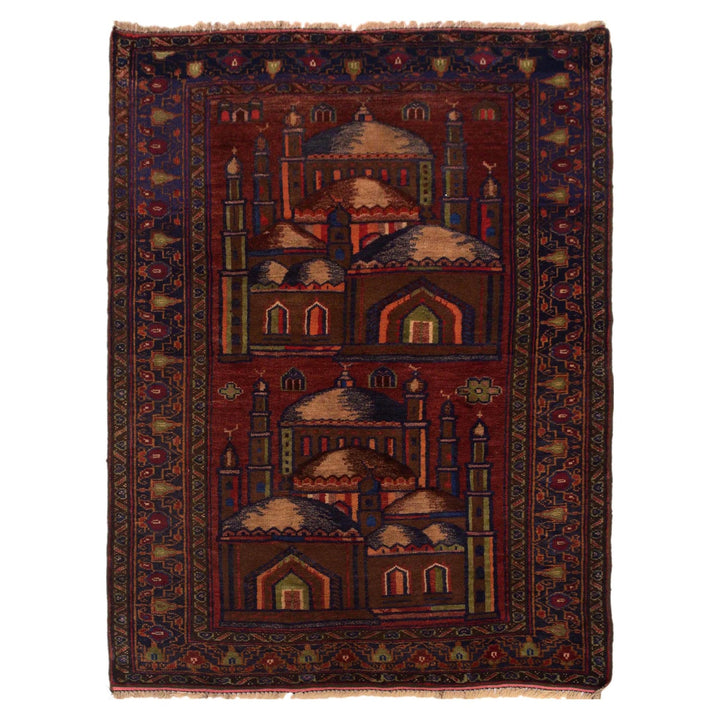 Muslim Prayer Rug 2' 11" x 4' 6" - No. AL52809