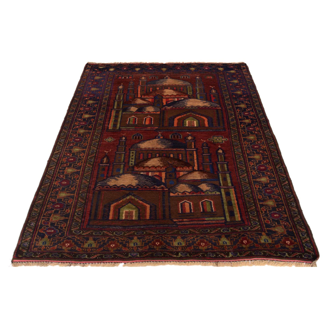 Muslim Prayer Rug 2' 11" x 4' 6" - No. AL52809