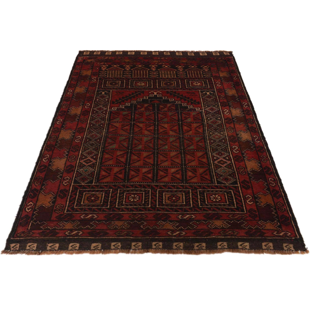 Islamic Prayer Carpet 3' 1" x 4' 8" - No. AL27983