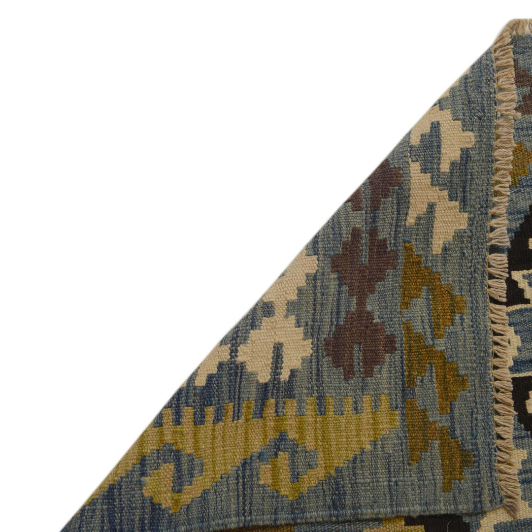 Hand Knotted Flatweave Kilim 6' 7" x 9' 6" - No. AL70671