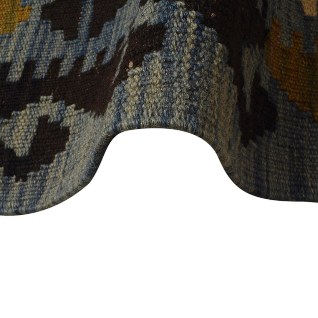 Hand Knotted Flatweave Kilim 6' 7" x 9' 6" - No. AL70671