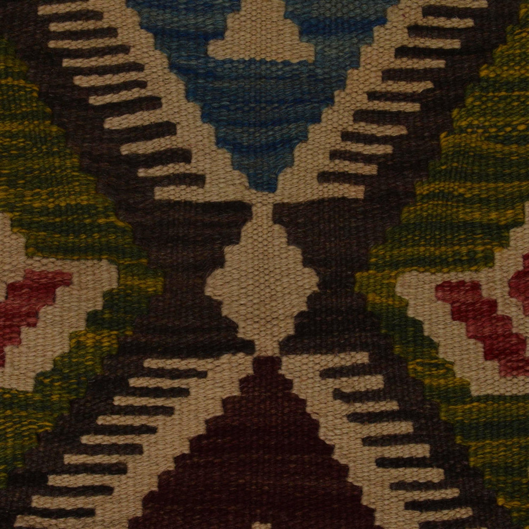 Handmade Afghan Vegetable Kilim 6' 8" x 10' 0" - No. AL64130