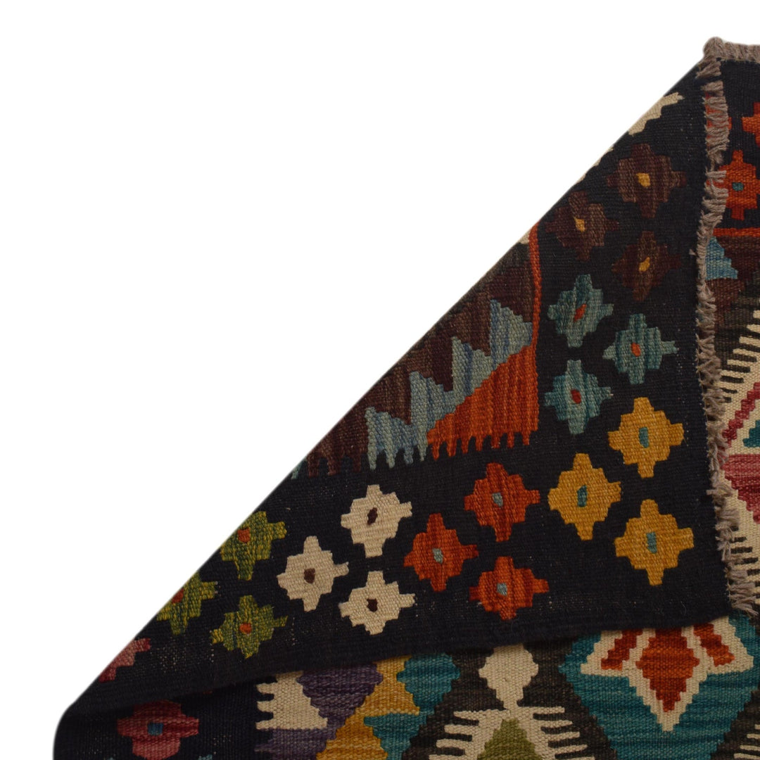 Handmade Afghan Vegetable Kilim 6' 8" x 10' 0" - No. AL64130