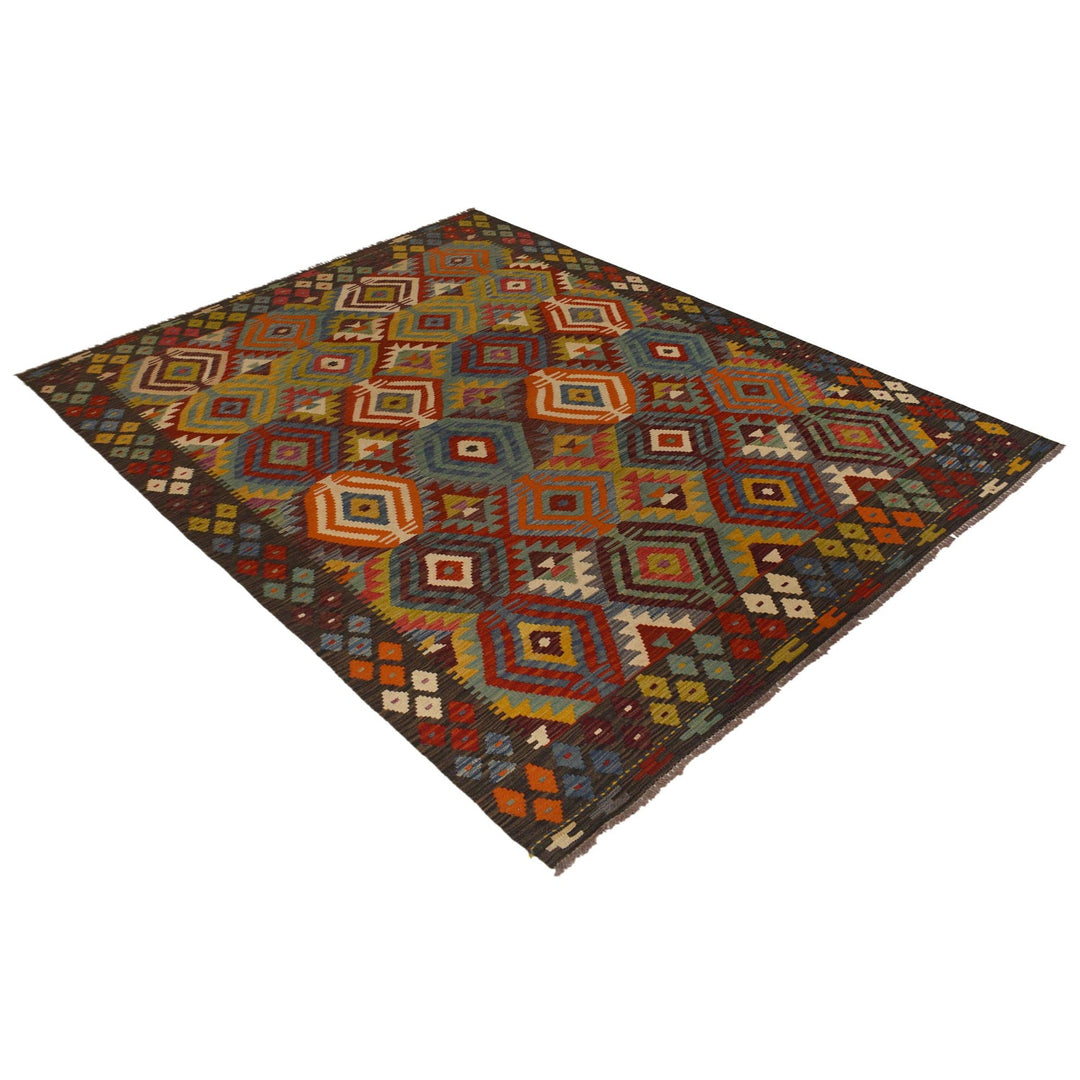 Hand Made Afghan Kilim 5' 8" x 8' 0" - No. AL94499
