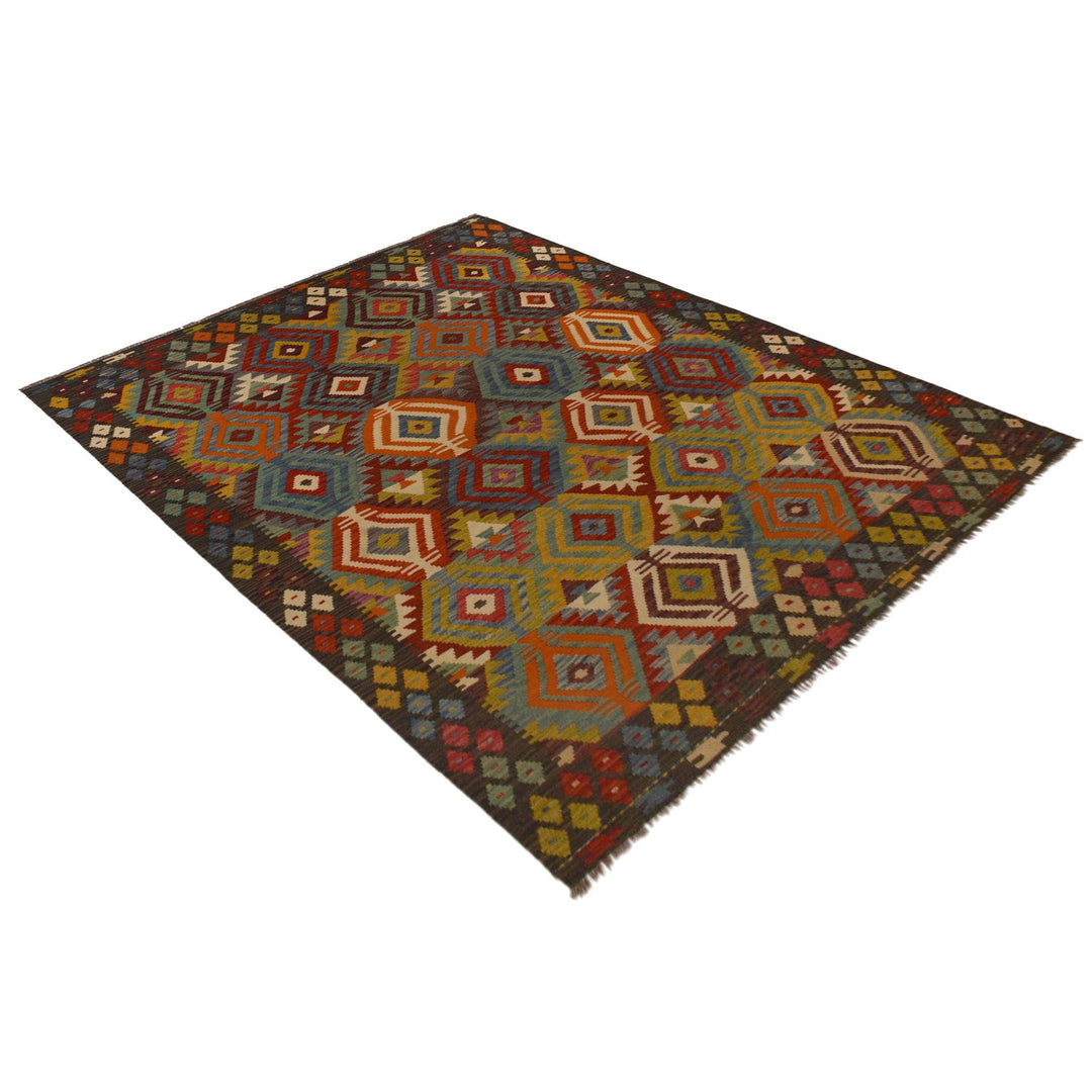 Hand Made Afghan Kilim 5' 8" x 8' 0" - No. AL94499