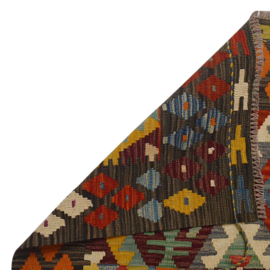 Hand Made Afghan Kilim 5' 8" x 8' 0" - No. AL94499