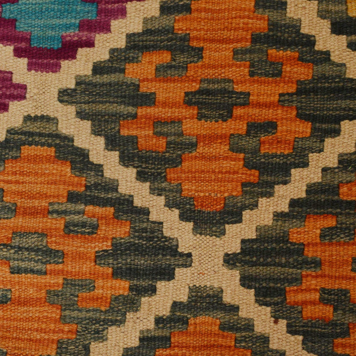Hand Made Afghan Kilim 6' 7" x 9' 10" - No. AL61831