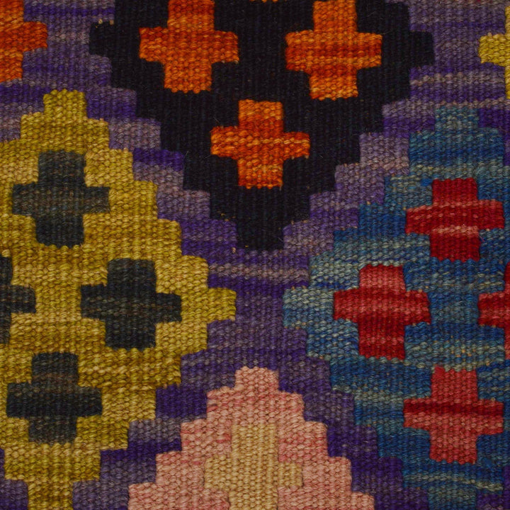 Handmade Vegetable Kelim Runner 2' 10" x 9' 9" - No. AL40389