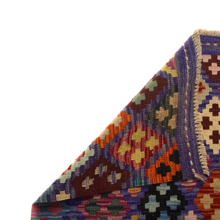 Handmade Vegetable Kelim Runner 2' 10" x 9' 9" - No. AL40389