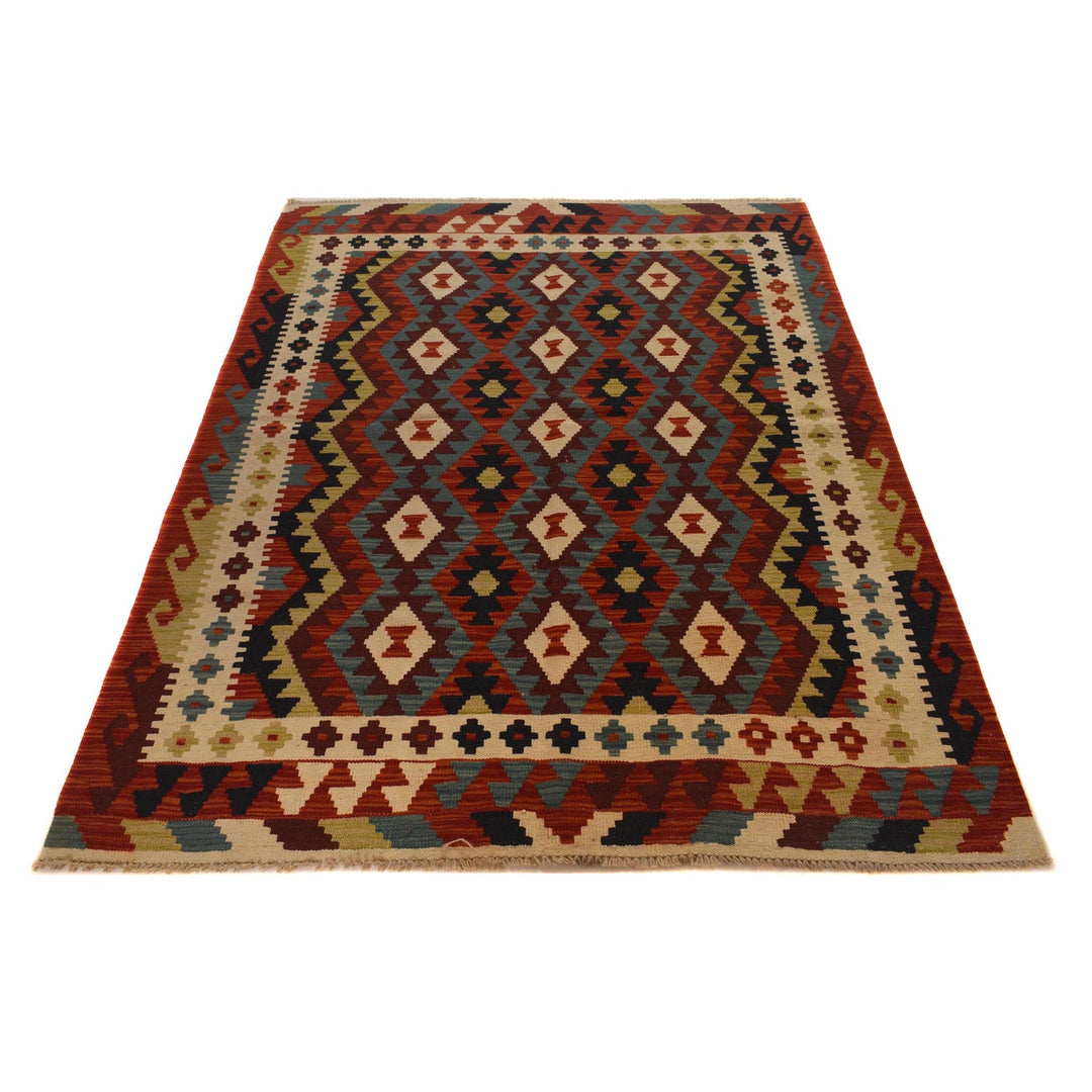 Hand Made Afghan Kilim 4' 10" x 6' 11" - No. AL43825