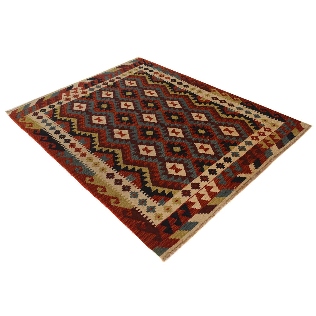 Hand Made Afghan Kilim 4' 10" x 6' 11" - No. AL43825