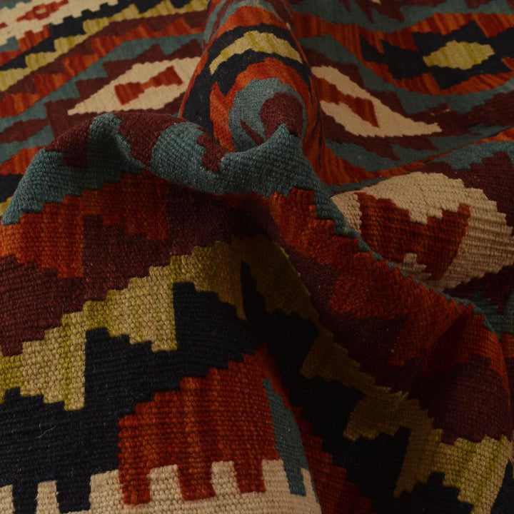 Hand Made Afghan Kilim 4' 10" x 6' 11" - No. AL43825