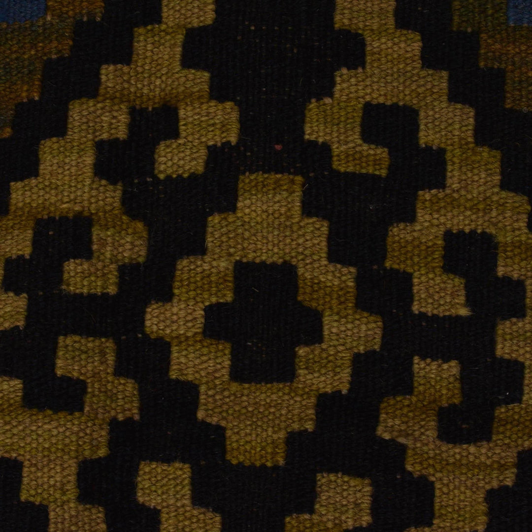 Hand Woven Wool Kelim 5' 2" x 6' 5" - No. AL20438