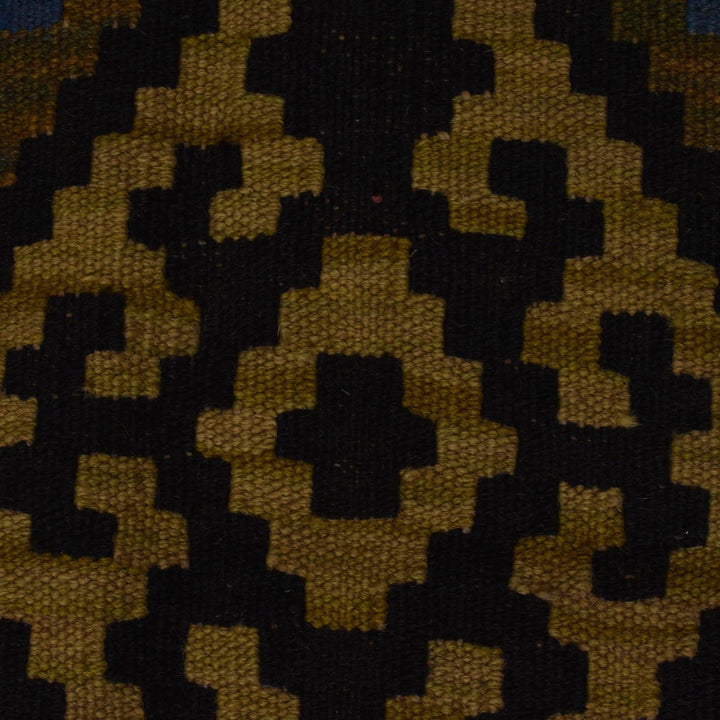 Hand Woven Wool Kelim 5' 2" x 6' 5" - No. AL20438